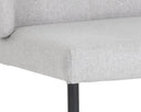 Light Grey / Bravo Cognac Dining Chairs set of 2 Pearce by Matho Sun, view 5