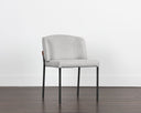 Light Grey / Bravo Cognac Dining Chairs set of 2 Pearce by Matho Sun, view 4