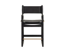 Carraway Black Leather Counter Stool Enver by Matho Sun, view 2
