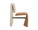 Kona Camel / Noah Ecru Dining Chair Dunnington by Matho Sun, view 3