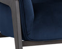 Metropolis Blue Lounge Chair Maximus by Matho Sun, view 6