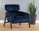 Metropolis Blue Lounge Chair Maximus by Matho Sun, view 5