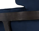 Metropolis Blue Lounge Chair Maximus by Matho Sun, view 8