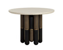 Round Marble 39.5" Bistro Table Yanna by Matho Sun, view 3