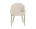 Noah Ecru Dining Armchair Caprielle by Matho Sun, view 2