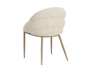 Noah Ecru Dining Armchair Caprielle by Matho Sun, view 4