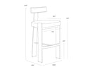 Palazzo Cream Barstool Titan by Matho Sun, view 6