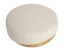 Large Santa Cruz Oatmeal Ottoman Mithuna by Matho Sun, view 4