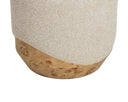 Small Santa Cruz Oatmeal Ottoman Mithuna by Matho Sun, view 5