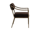 Diamond Mink Dining Armchair Leticia by Matho Sun, view 3
