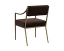 Diamond Mink Dining Armchair Leticia by Matho Sun, view 4