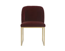 Merlot Dining Chairs set of 2 Nevin by Matho Sun, view 2