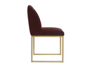 Merlot Dining Chairs set of 2 Nevin by Matho Sun, view 3