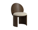 Santa Cruz Oatmeal Dining Chair Mitre by Matho Sun