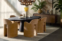 Travertine Look Desert Bowls & Tray Amoeba (Set Of 2) by Matho Sun