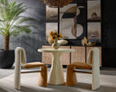Travertine Look Natural 34" Bistro Table Kliff by Matho Sun, view 5