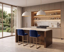 Sapphire Blue Counter Stool Nevin by Matho Sun, view 7