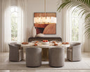 Meg Taupe / Ivanhoe Mineral Lounge Chair Leontine Swivel by Matho Sun, view 6