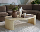 Marble Look Mocha Vase Elys by Matho Sun
