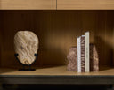 Marble Look Mocha Decorative Object Strata Bookend (Set Of 2) by Matho Sun