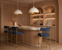 Matte White Pendant Lohn Light by Matho Sun, view 3