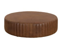 Lucia Tobacco Leather Ottoman Divano by Matho Sun