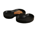 Black Bowls & Tray Amoeba (Set Of 2) by Matho Sun, view 2
