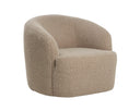 Macio Shearling Lounge Chair Fuwari Swivel by Matho Sun