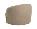 Macio Shearling Lounge Chair Fuwari Swivel by Matho Sun, view 4