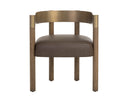 Eglinton Espresso Dining Armchair Manolo by Matho Sun, view 2