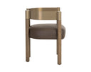 Eglinton Espresso Dining Armchair Manolo by Matho Sun, view 3