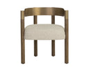 Santa Cruz Oatmeal Dining Armchair Manolo by Matho Sun, view 2