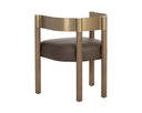 Eglinton Espresso Dining Armchair Manolo by Matho Sun, view 4