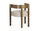 Santa Cruz Oatmeal Dining Armchair Manolo by Matho Sun, view 4