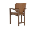 Missouri Cognac Leather Dining Armchair Fremont by Matho Sun, view 4