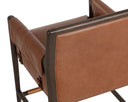 Brown Shalimar Tobacco Leather Counter Stool Mauti by Matho Sun, view 5