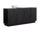 Black Sideboard Cove by Matho Sun