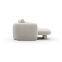 Overlap Left Chaise Sec Small Ecru