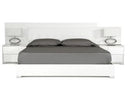 Nicla Italian Modern White Bed