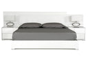 Monza Italian Modern White Nightstand