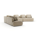 Sasso Sectional - Curved L-Shape, Large - Oatmeal by Caracole, view 3