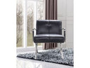 Delano Modern Black Leather Lounge Chair
