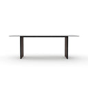 Pinstripe Dark Slatted Dining Table