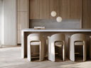 Overlap Counter Stool Ivory
