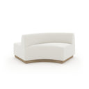 Crescent Armless Loveseat