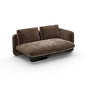 Overlap Raf Loveseat Dark Taupe