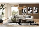 Lusk Modern Mid Century Coffee & End Table Set