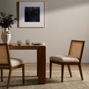 ANTONIA CANE ARMLESS DINING CHAIR