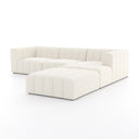 LANGHAM CHANNELED 3-PIECE SECTIONAL