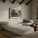 LANGHAM CHANNELED 3-PIECE SECTIONAL